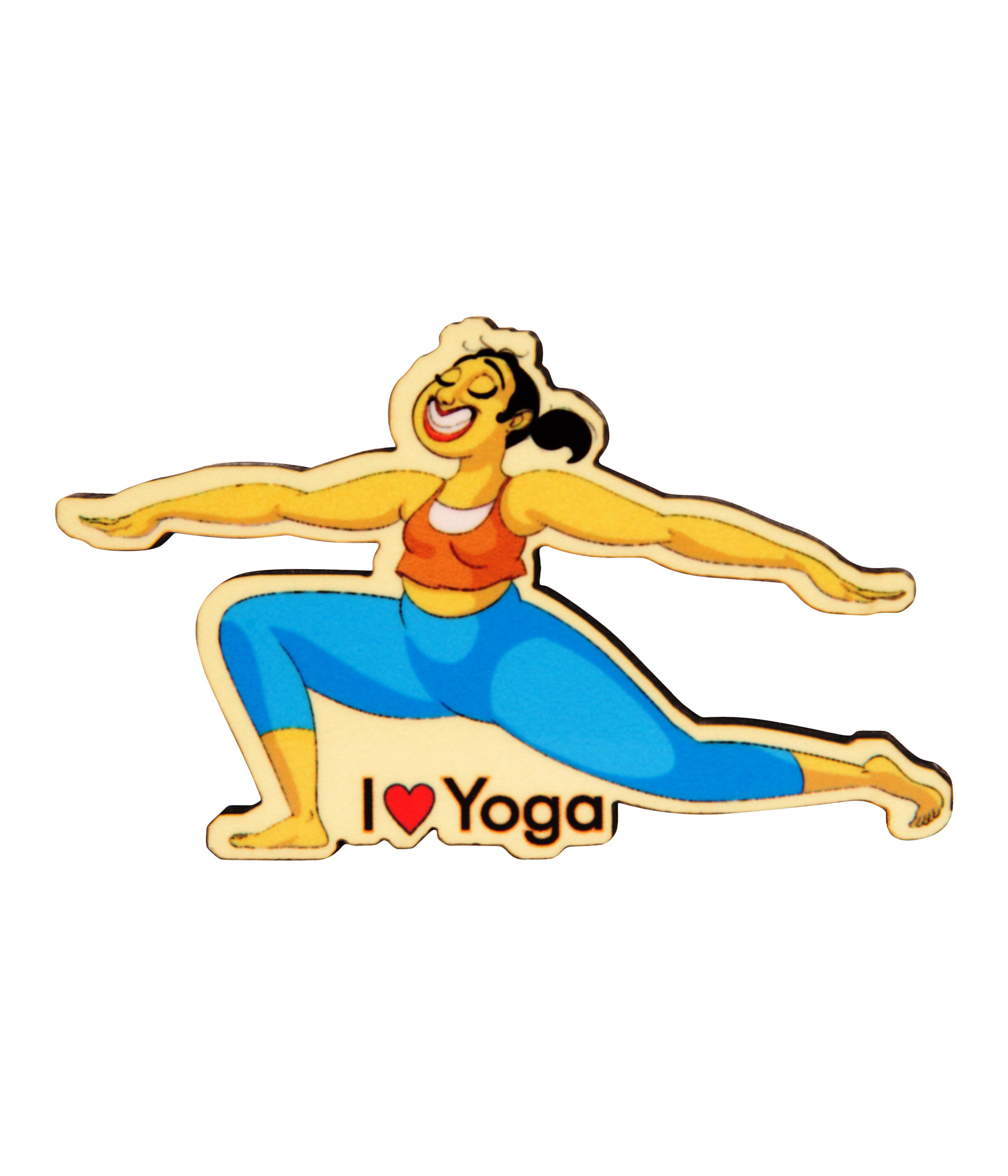 Buy Blue Yoga Panda Magnet Online at the Best Price in India - Loopify