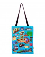 Small Coloured Mumbai Cotton Bag