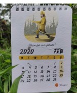 Plantable Seed Paper Desk Calendar, Made from Recycled Paper