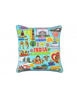 Coloured India Cushion Cover