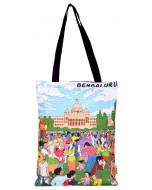 Small Namma Bengaluru Vidhan Soudha Cotton Bag