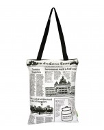 Small Bengaluru Newspaper Cotton Bag