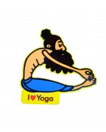 Blue Indian Yogi Magnet