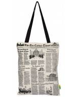 Small India Newspaper Cotton Bag