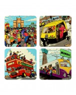 Aamchi Mumbai Coaster Set of 4