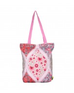Floral RPET Tote Bag, Recycled from PET Bottles