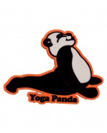 Orange Yoga Panda Magnet