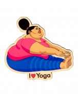 Pink Yogini Magnet