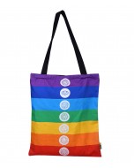 Small Chakras Yoga Cotton Bag