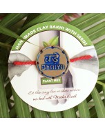Bade Bhaiya Plantable Clay Rakhi