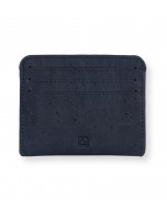 Reilly Card Case, Made from Cork - Navy Blue