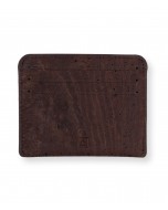 Reilly Card Case, Made from Cork - Brown
