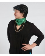 Tote Scarf - Shimmer Green, Made from Recycled PET