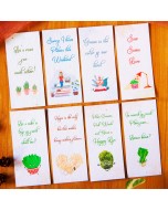 Punny Plants Seed Paper Bookmarks - Set of 8