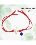 Wired Aeroplane Bracelet Rakhi