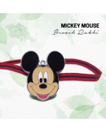 Mickey Mouse - The Brooch Rakhi with Kid's Safety Pin
