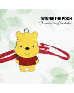 Winnie the Pooh - The Brooch Rakhi with Kid's Safety Pin