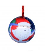 Metal Trinket Bauble Box Ornament - Dark Blue