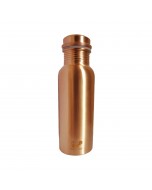 Jointless Copper Water Bottle - 600 ml