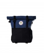Pangolin Backpack - Navy Blue & Charcoal Black