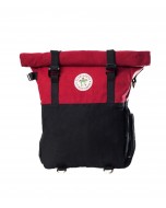Pangolin Backpack - Cherry Red & Charcoal Black