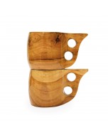 Teak Wood Tea/Coffee Cup - Set of 2