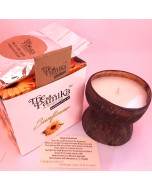 Coconut Shell Soy Wax Candles with Lead Free Cotton Wick - Sunflower Scented Seeds