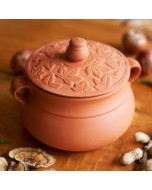 Handcrafted Terracotta Ruchira Paatram Cooking Pot - 2200 ml