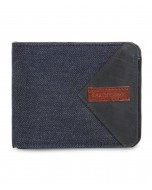 Denim Bifold Mens Wallet, Upcycled from Tyres, Seat Covers & Polyster