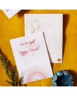 Handmade Theme Printed Stamp|Wispy Mandala Greeting Card with Envelope