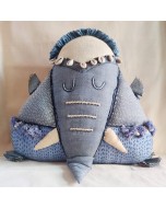 Gajah Companion Cushion - Blue