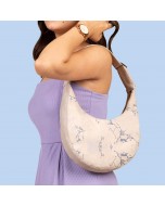 Moon Shoulder Bag - Beige