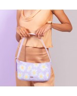 Lilac Baguette Shoulder Bag - Purple