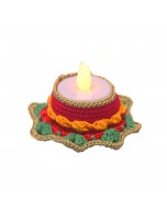 Handcrafted Elegant Crochet Tealight Diya