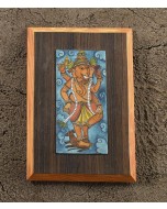 Upcycled Ganesha Kerla Mural Hand-painted Wooden Wall Frame