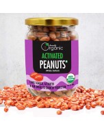 Mildly Salted Activated Organic Peanuts - 300 grams