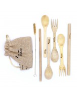 Eco-Friendly Travel Bamboo Cutlery Kit