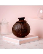 Upcycled Coconut Shell Swarna Container with Lid