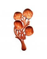 Indian Rosewood Apple Leaf Shaped Dry-fruit Serving Tray