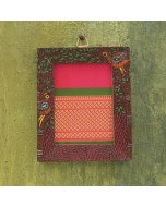 Upcycled Mayur Madhubani Fabric Wall Frame