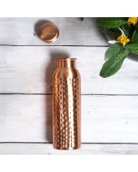 Hammered Copper Bottle - 900 ml