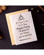 Greeting Card with Love Notes for a Potter-Head Dad