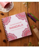Seed Paper Mandala Coloring Set Book - Adult