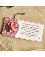 Handmade Plantable Blooming Dale Rakhi - Pink