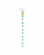 Adorable Handcrafted Floral Pencil Topper - White
