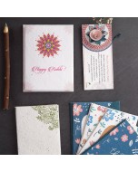 A Mini Stationery Rakhi Gift Kit for Brothers - Letters Theme