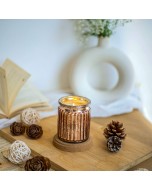 Metallic Magic Soy Wax Aroma Jar Candle - Cedarwood, 180 grams