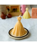 Princess Dress Shape Soy Wax Aroma Candle - Citrus Mist, 55 grams
