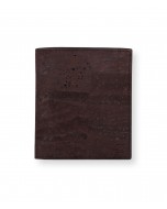 Orion Slim Id Wallet, Made from Cork - Dark Brown