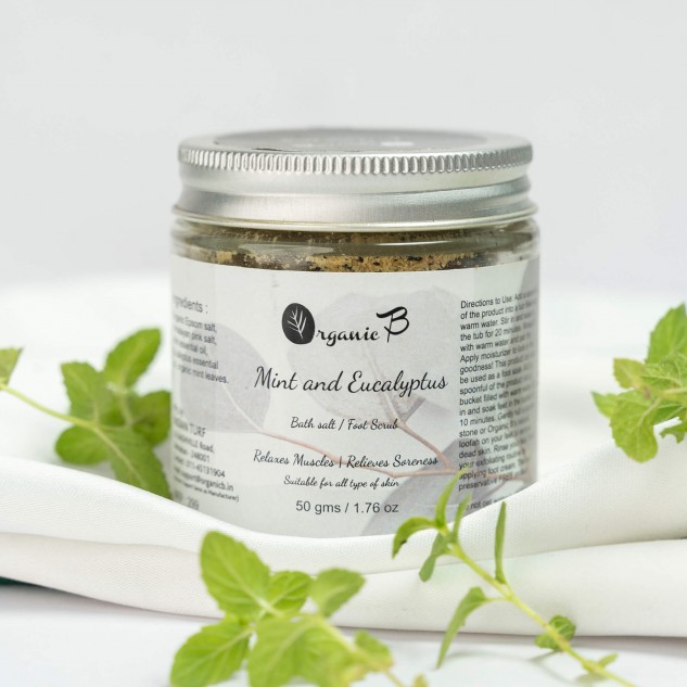 Mint & Eucalyptus Bath Salt - 50 grams